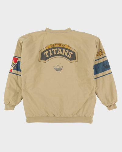 Vintage 90s Adidas Daytona Titans Divisional Football Champions Padded Oversized Sweatshirt - M