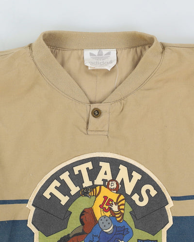 Vintage 90s Adidas Daytona Titans Divisional Football Champions Padded Oversized Sweatshirt - M