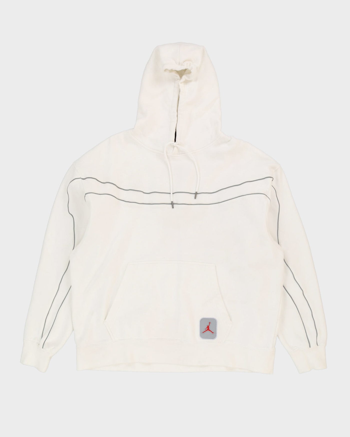 00s Nike Air Jordan White Hoodie - XXL