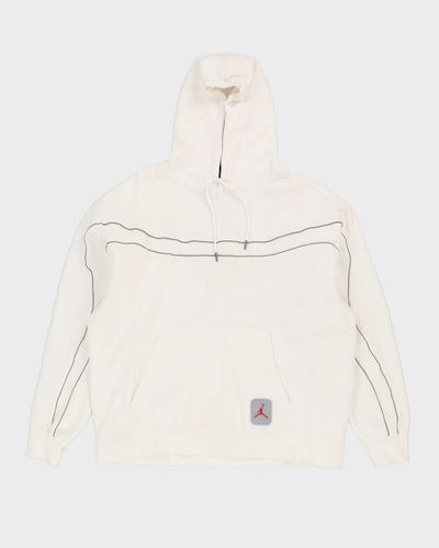 00s Nike Air Jordan White Hoodie - XXL