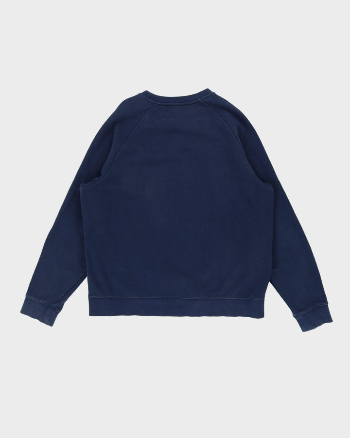 Nike Navy Embroidered Swoosh Sweatshirt - L