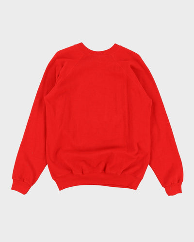 Vintage 80s University Of Hawaii Red Graphic Sweatshirt - M / L