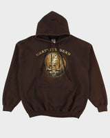 2010 Grateful Dead Liquid Blue Brown Hoodie - XL