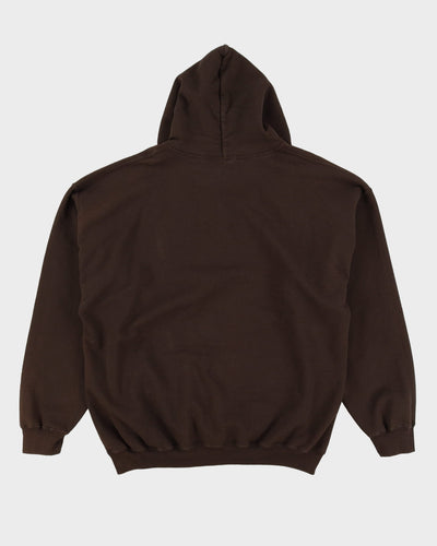 2010 Grateful Dead Liquid Blue Brown Hoodie - XL