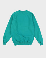 Vintage 1990 Badminton Association Of England Green Graphic Sweatshirt - M