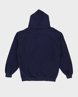 Iron Maiden The Number Of The Beast Navy Oversized Hoodie - L / XL