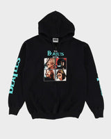 Vintage 90s The Beatles Black Zip-Up Hoodie - XL