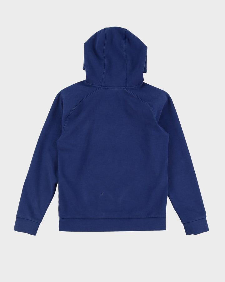 Lacoste Original Navy Embroidered Logo Hoodie - S / M