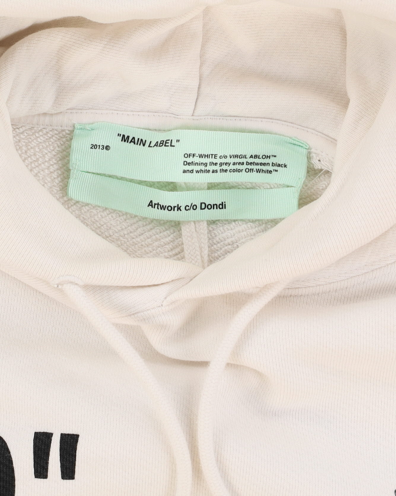 Off-White "99" Impressions White Hoodie - M