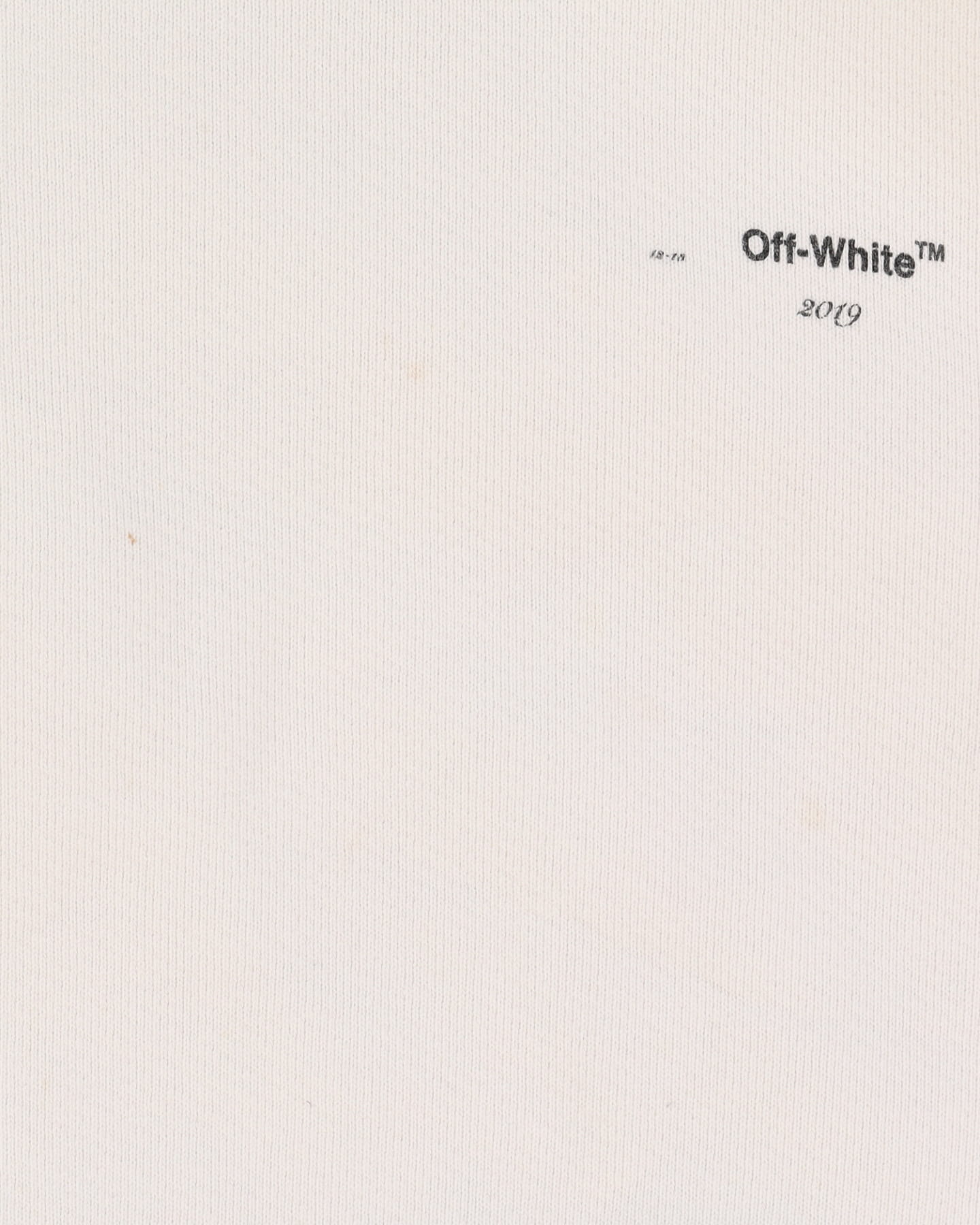 Off-White "99" Impressions White Hoodie - M