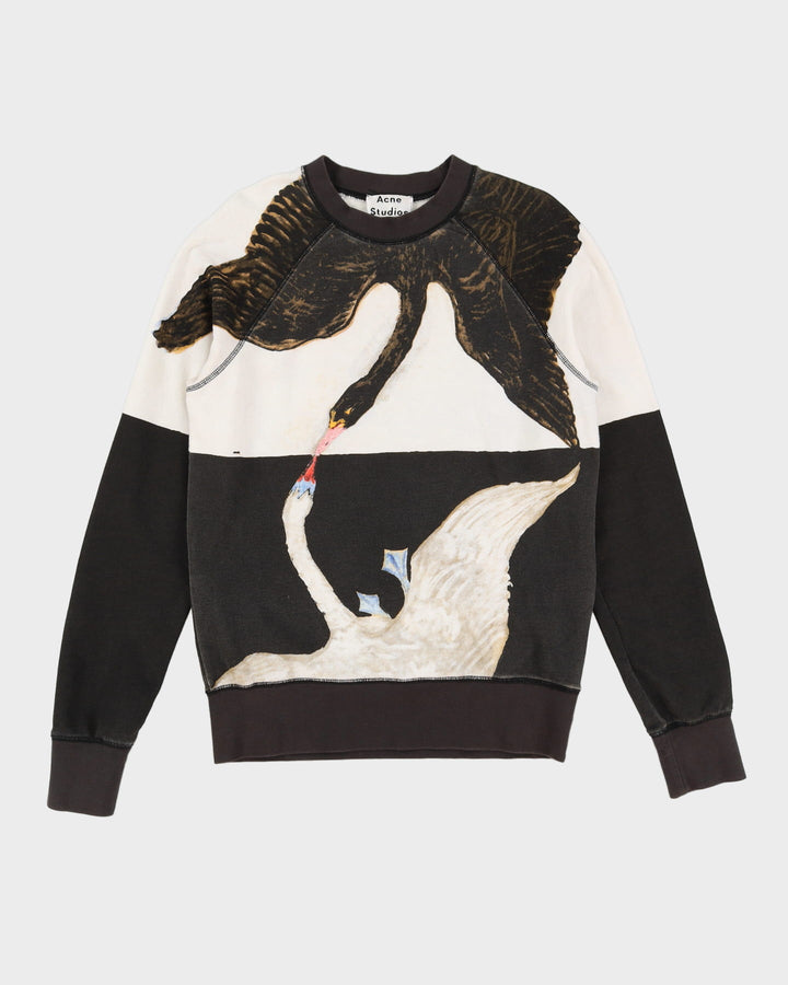 ACNE Studios Swan Kissing Design Sweatshirt - S
