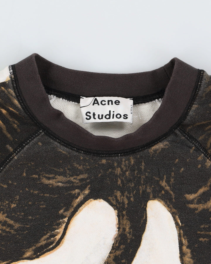 ACNE Studios Swan Kissing Design Sweatshirt - S