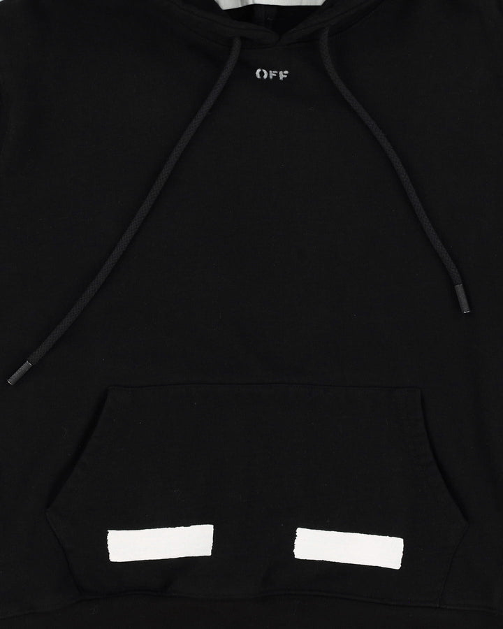 Off-White Seeing Things Black Classic Logo Hoodie - M