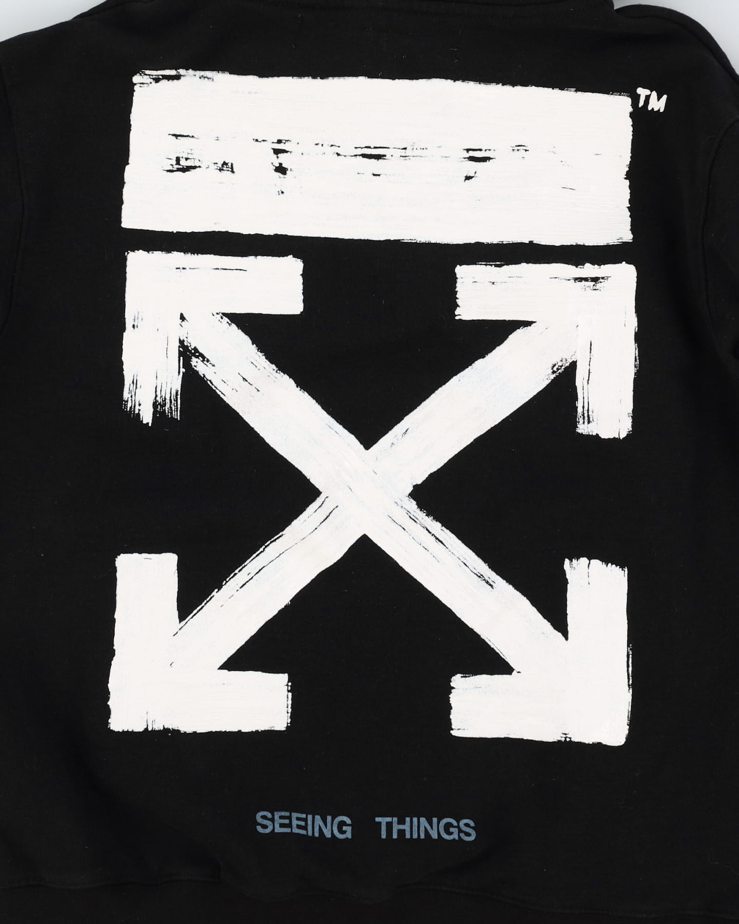 Off-White Seeing Things Black Classic Logo Hoodie - M – Rokit