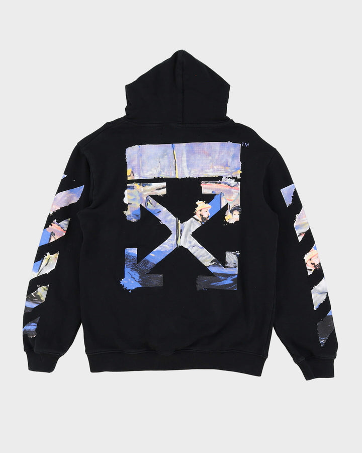Off-White Black Classic Back Logo Hoodie - M