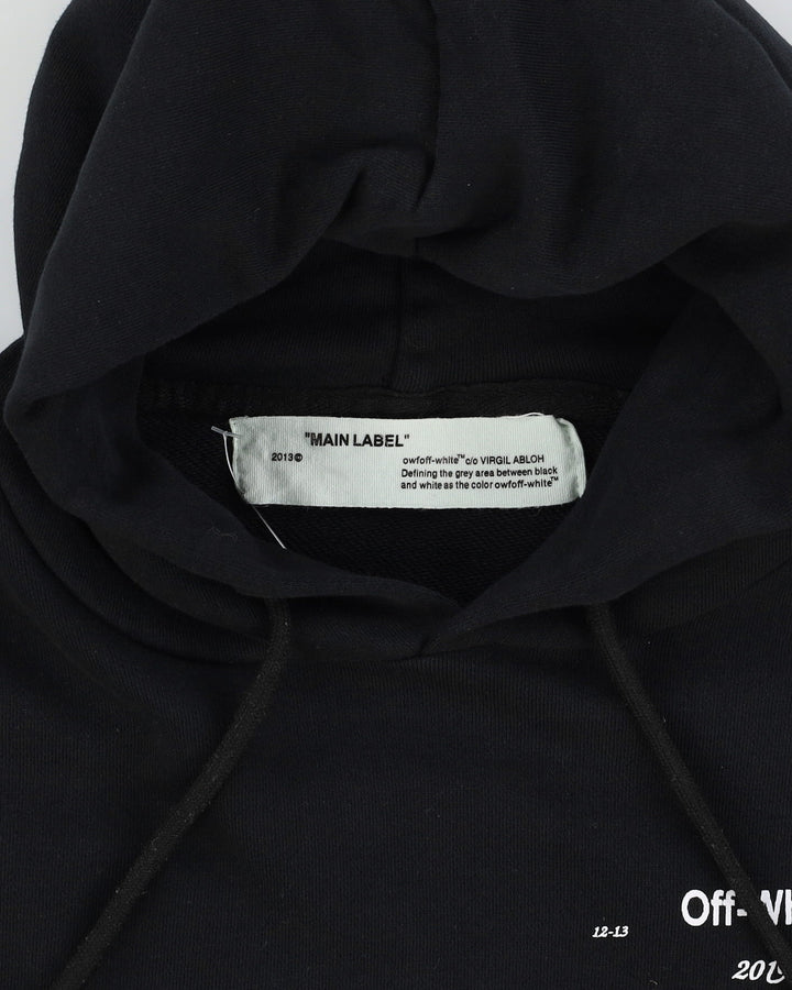 Off-White Black Classic Back Logo Hoodie - M