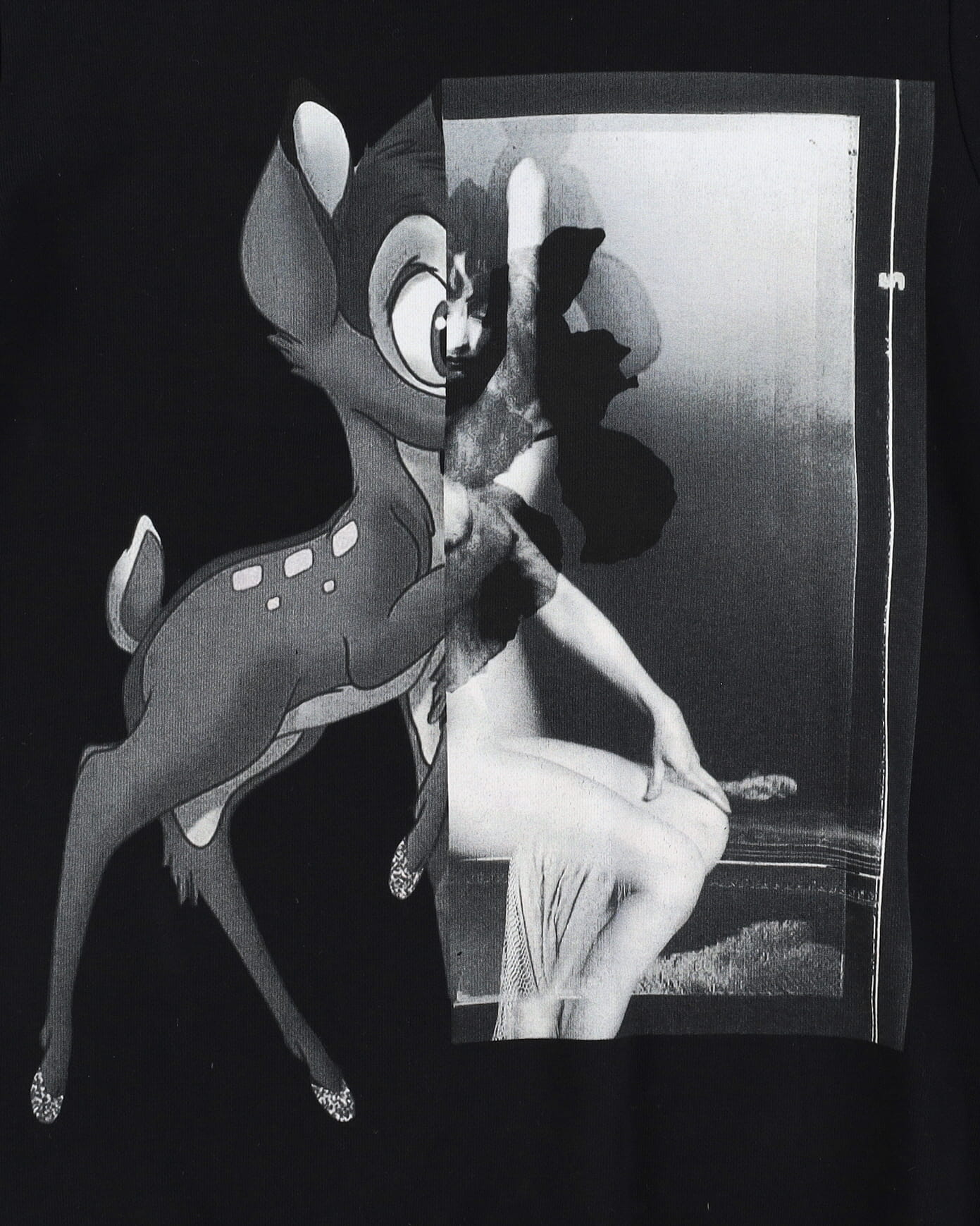 Givenchy Bambi Black Oversized Graphic Sweatshirt - S