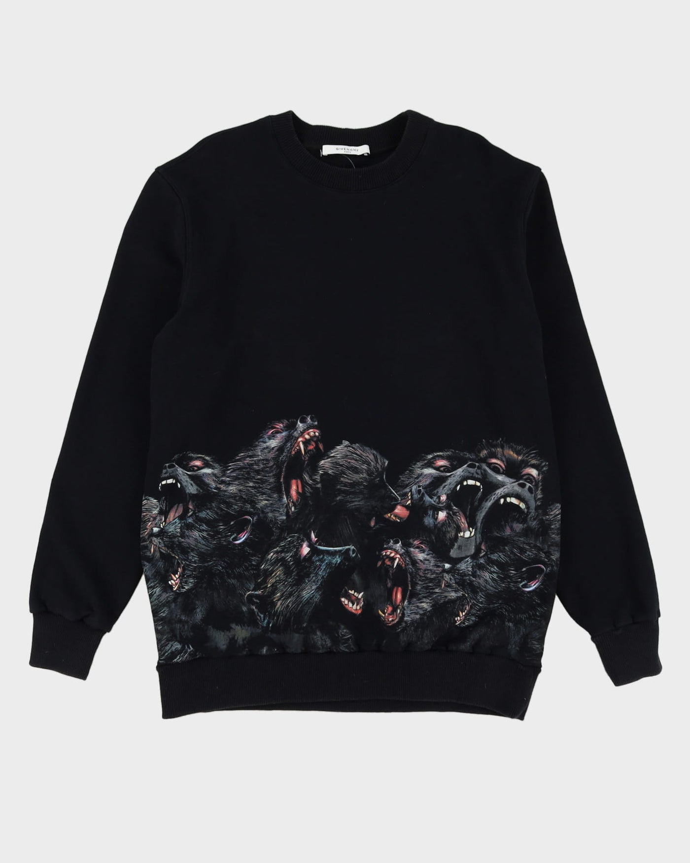 Givenchy Monkey Graphic Black Sweatshirt - L
