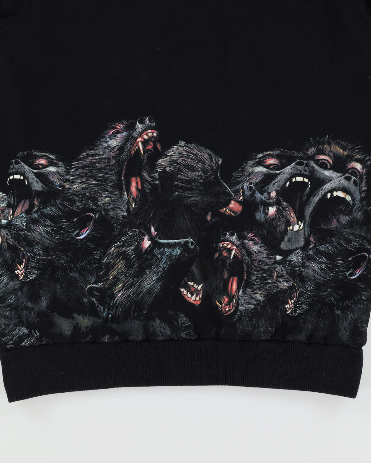 Givenchy Monkey Graphic Black Sweatshirt - L