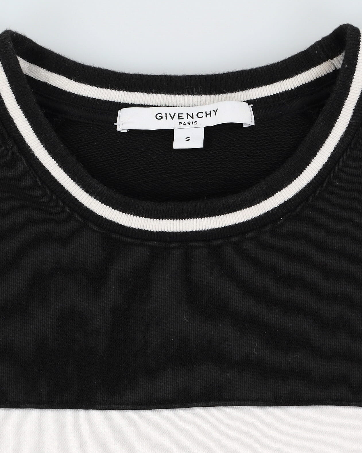 Givenchy Black Embroidered Spell Out Logo Sweatshirt - S