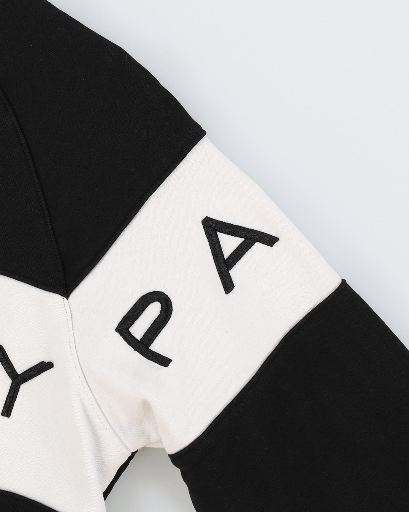 Givenchy Black Embroidered Spell Out Logo Sweatshirt - S