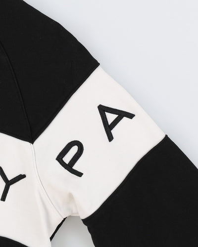 Givenchy Black Embroidered Spell Out Logo Sweatshirt - S