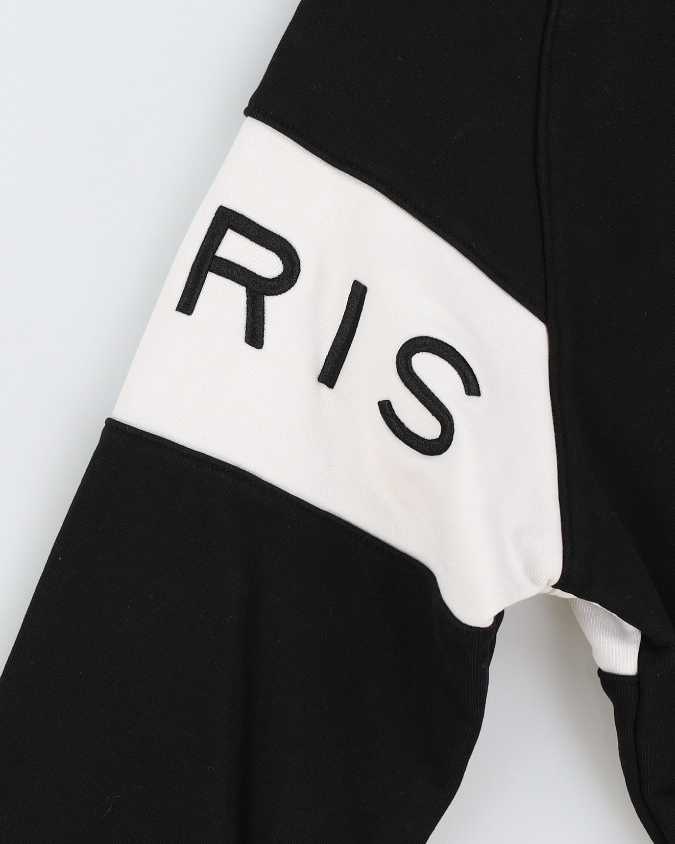 Givenchy Black Embroidered Spell Out Logo Sweatshirt - S