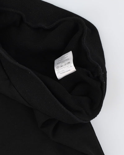 Givenchy Black Embroidered Spell Out Logo Sweatshirt - S