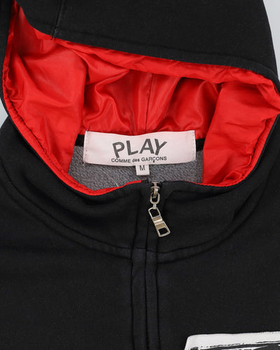 Comme Des Garcons Play Black Hoodie - M