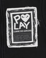Comme Des Garcons Play Black Hoodie - M