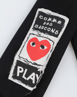Comme Des Garcons Play Black Hoodie - M