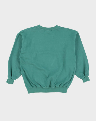 Vintage 80s Fred Perry Green Sweatshirt - S