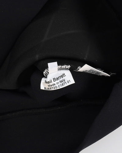 Neil Barrett Black Thick Padded Oversized Sweatshirt - XS