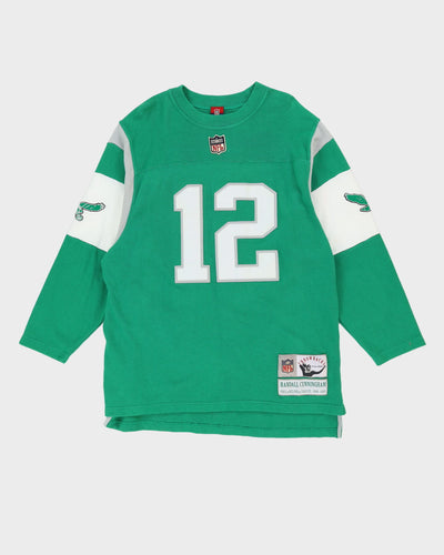 Randall Cunningham Philadelphia Eagles Green Heavyweight Oversized Sweatshirt - XL