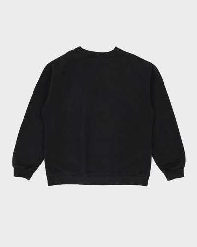 Obey Black Spell Out Sweatshirt - XL