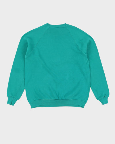 Vintage 90s Alaska Green Graphic Sweatshirt - M