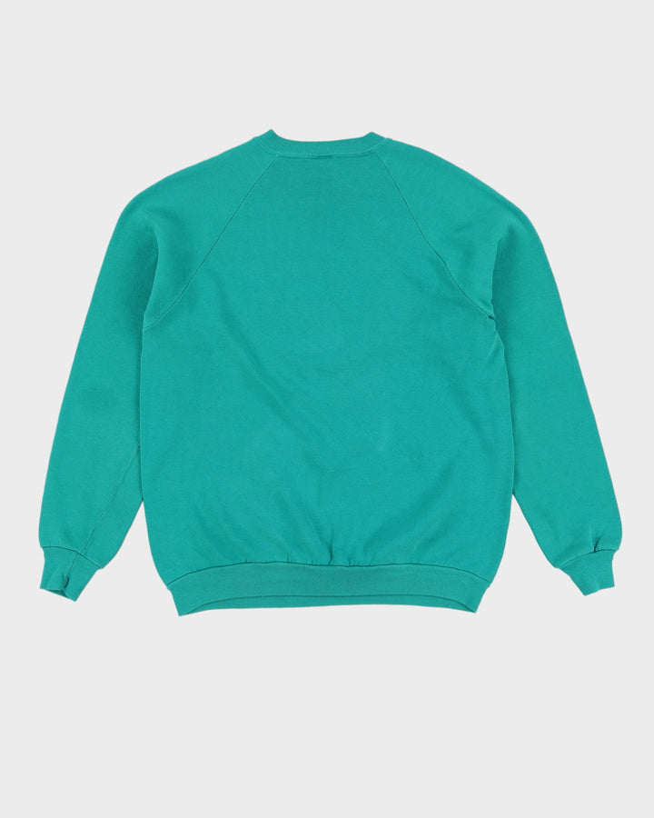 Vintage 90s Alaska Green Graphic Sweatshirt - M