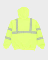 Carhartt Hi-Vis Green Zip-Up Hoodie - M