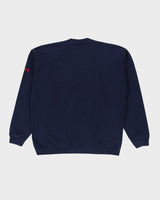 Vintage 90s Hard Rock Cafe Instant Karma Navy Sweatshirt - XL