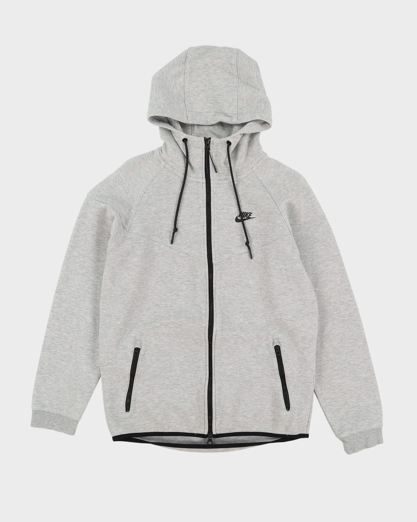 Nike Grey Full-Zip Hoodie - M – Rokit