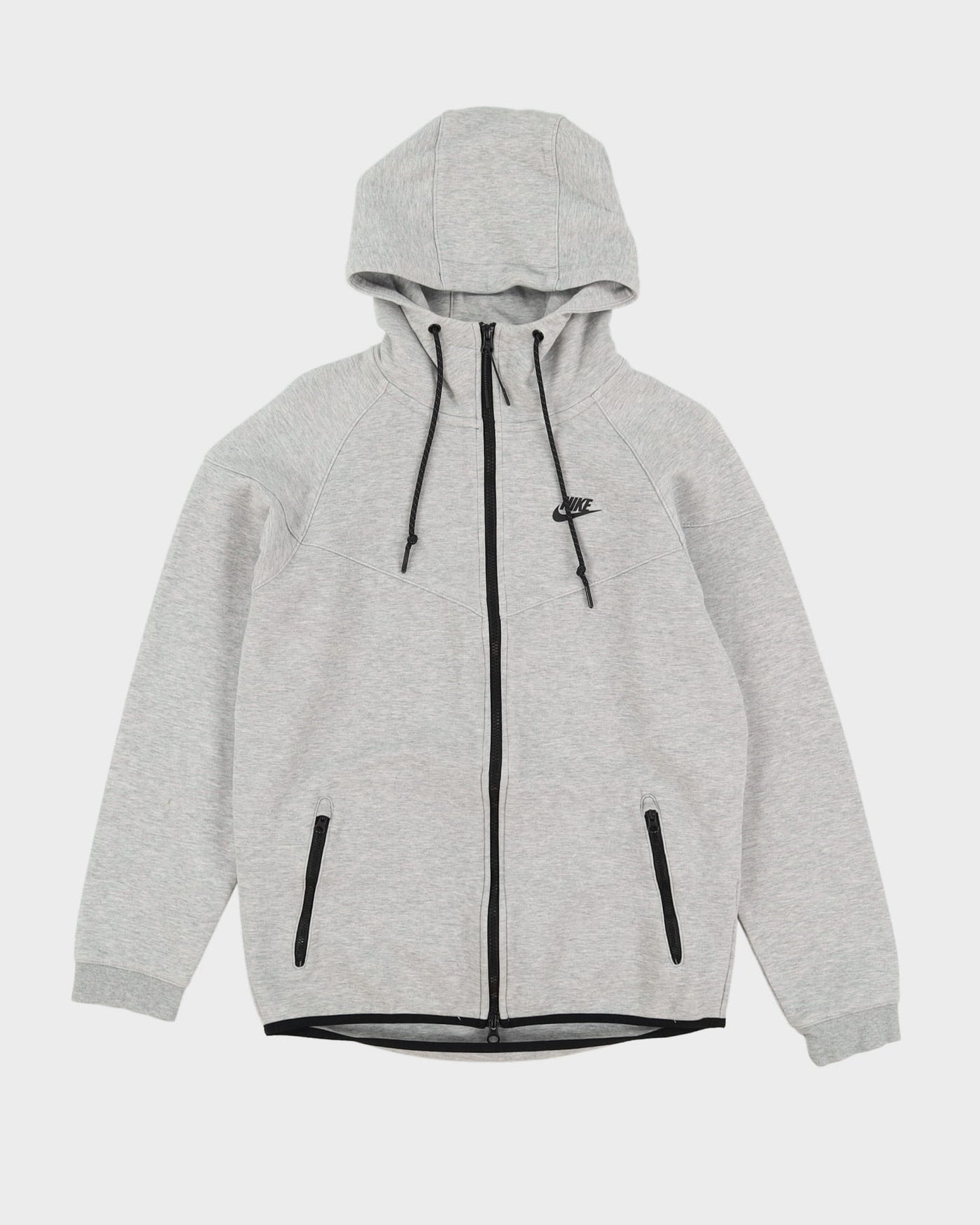 Nike Grey Full-Zip Hoodie - M