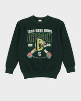Vintage 1995 Salem Sportswear Rose Bowl Oregon Ducks Green Graphic Sweatshirt - XXS