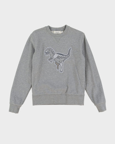 Coach Dinosaur Grey Sweatshirt - XS