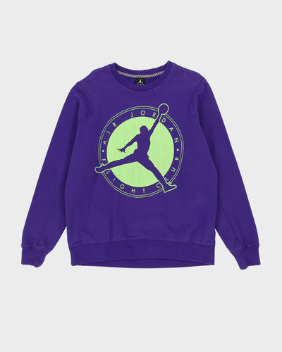 Jordan Purple Graphic Sweatshirt - XL