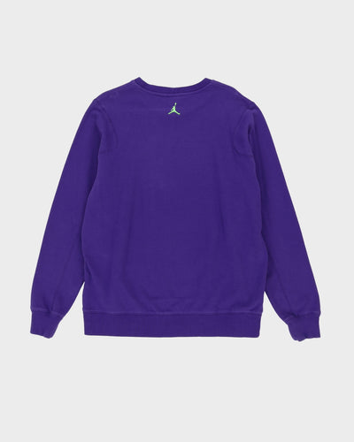 Jordan Purple Graphic Sweatshirt - XL