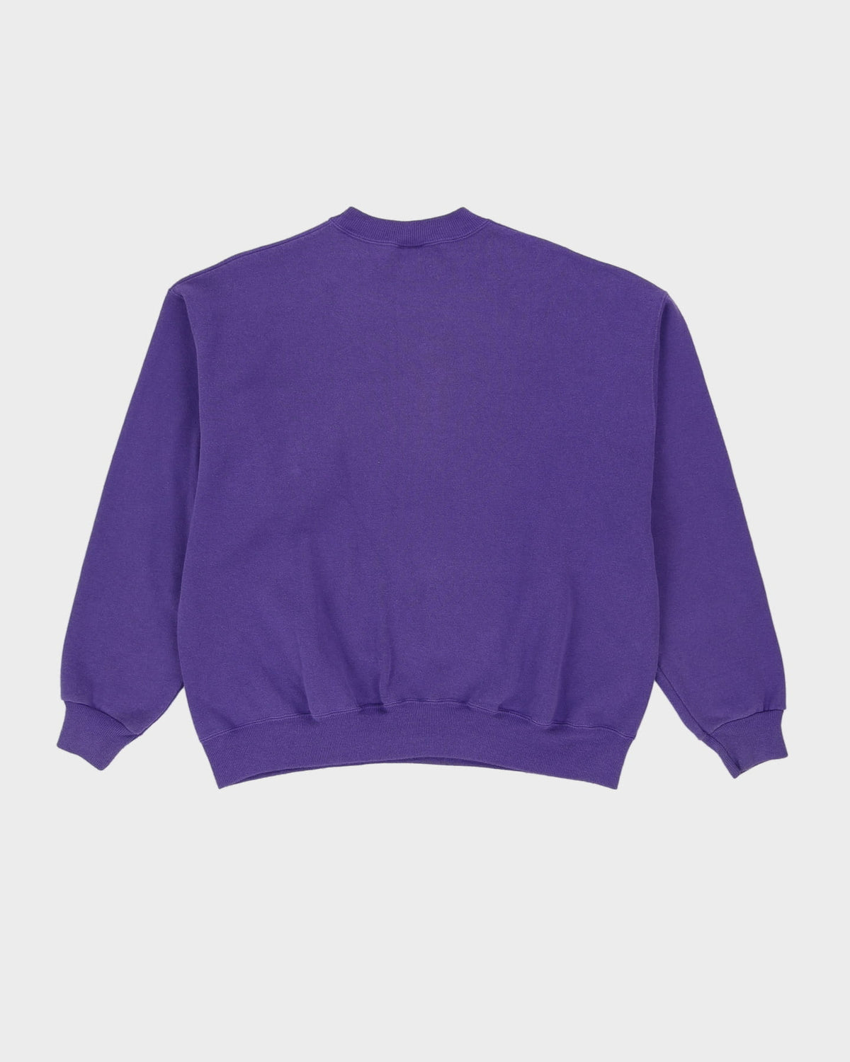 Vintage 90s Vancouver College Purple Made In USA Hanes Sweatshirt - XL