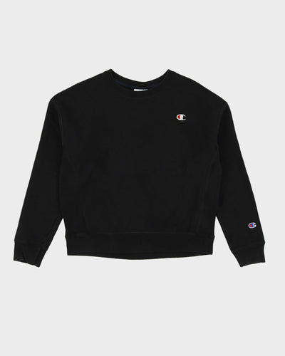 Champion Black Reverse Weave Sweatshirt - L