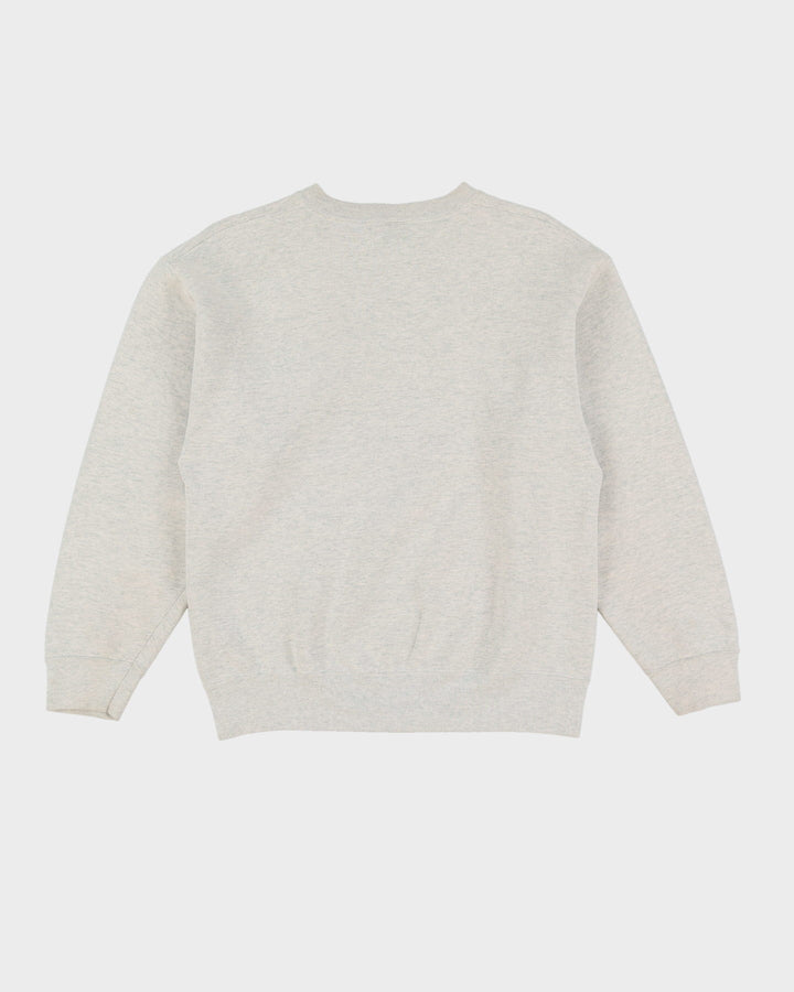 Vintage 90s M.I.T. Grey Graphic Varsity Sweatshirt - M