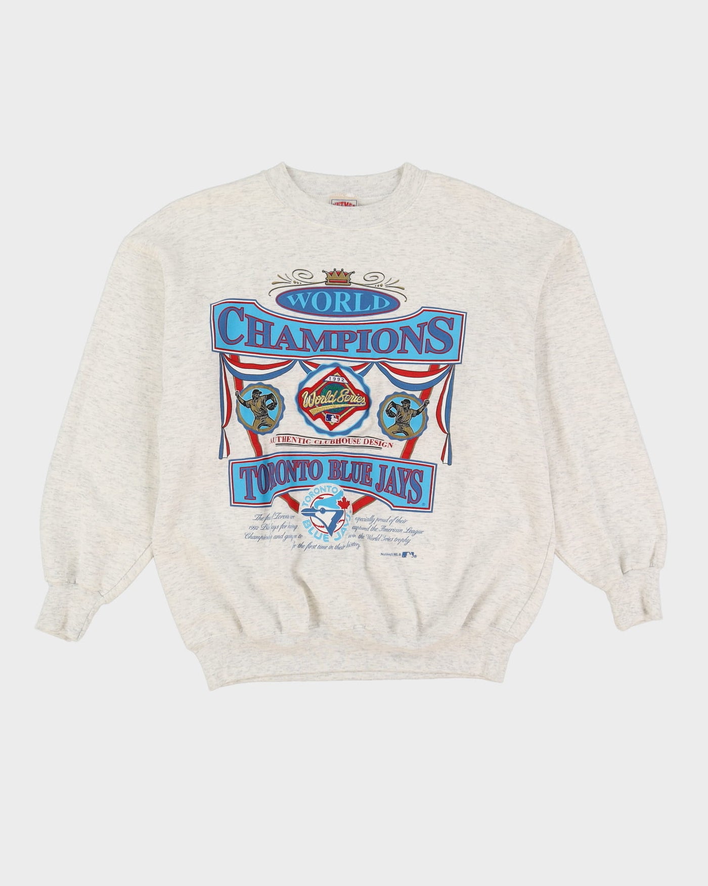Vintage 1992 Toronto Blue Jays MLB World Champs Graphic Sweatshirt - M