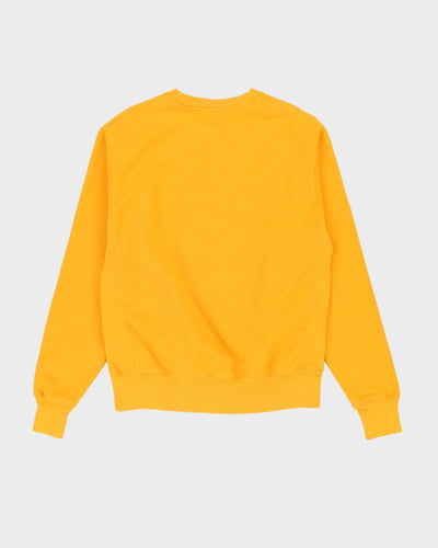 Champion Yellow Reverse Weave Sweatshirt - M